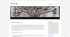 Desktop Screenshot of kacarlab.org